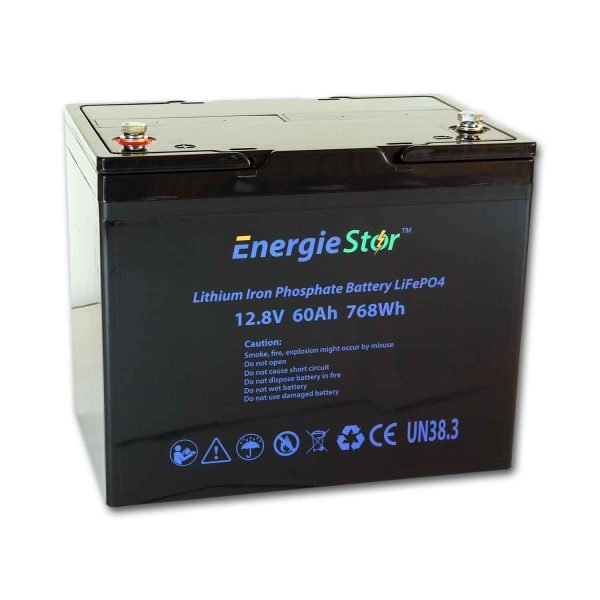 LiFePo4 60Ah Lithium Battery 12.8V - Image 2